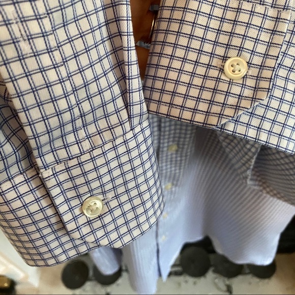 Mens JOSEPH ABBOUD Non-Iron DRESS SHIRT XL - Picture 6 of 6